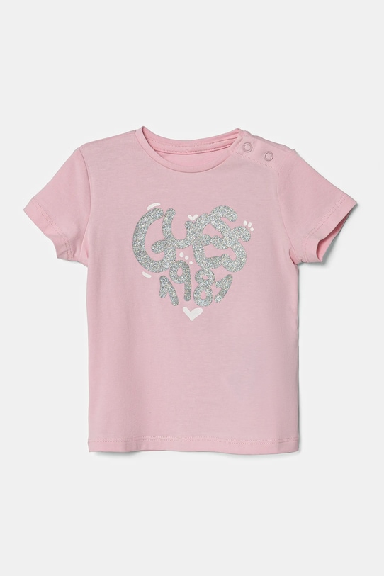Футболка Guess з еластаном рожевий A5RI00.K6YW4.PPYA