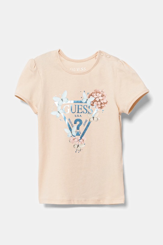 Футболка для немовлят Guess з еластаном помаранчевий A5RI03.K6YW4.PPYA