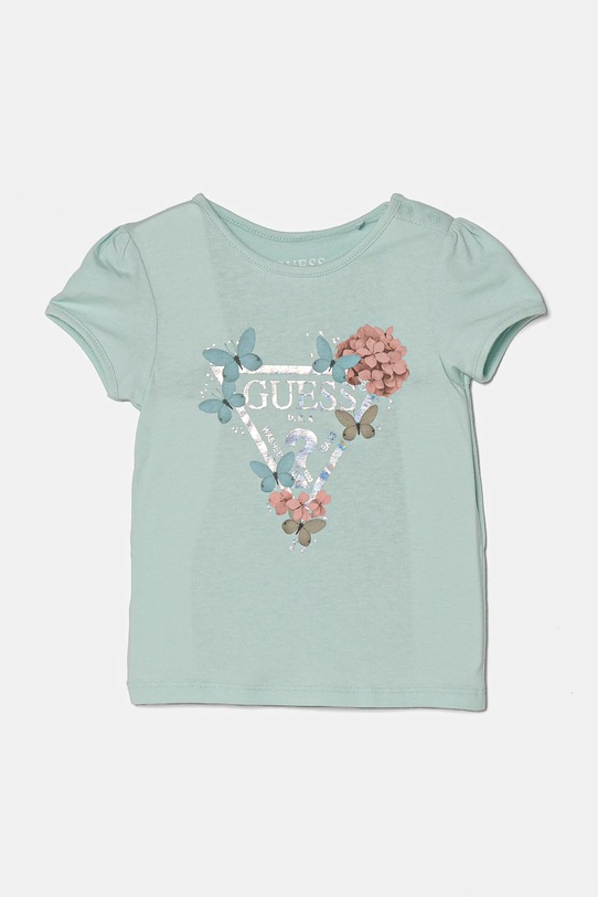 Футболка для младенцев Guess с эластаном бирюзовый A5RI03.K6YW4.PPYA