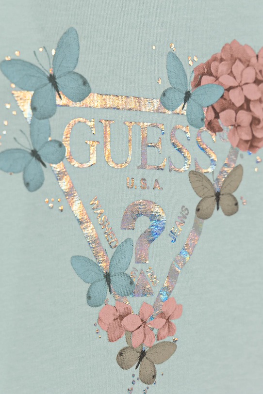 Девочка Футболка для младенцев Guess A5RI03.K6YW4.PPYA бирюзовый