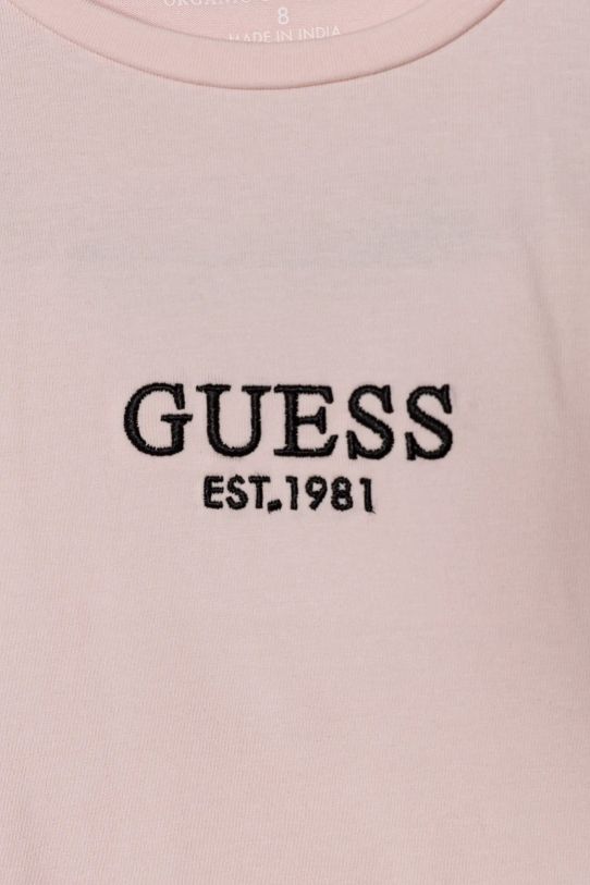 Дівчинка Дитяча футболка Guess J4BI34.J1314.PPYA рожевий