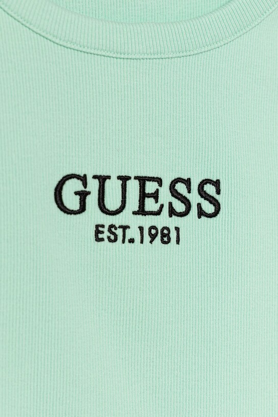 Dziewczynka Guess top dziecięcy J4YI16.KBZP4.PPYA turkusowy