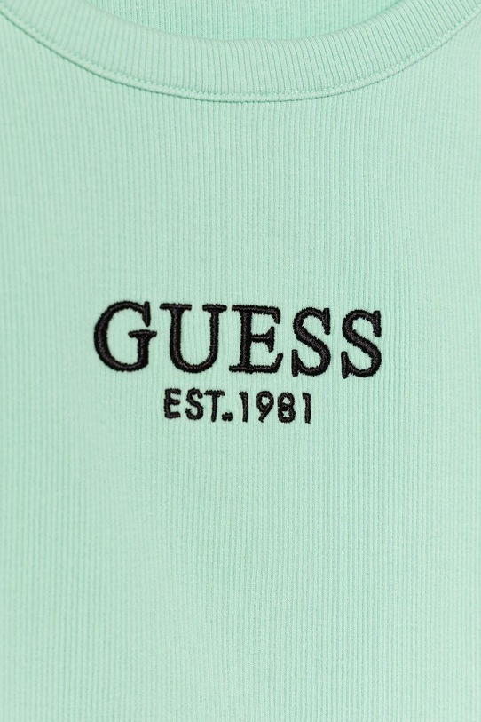 Dziewczynka Guess top dziecięcy J4YI16.KBZP4.PPYA turkusowy