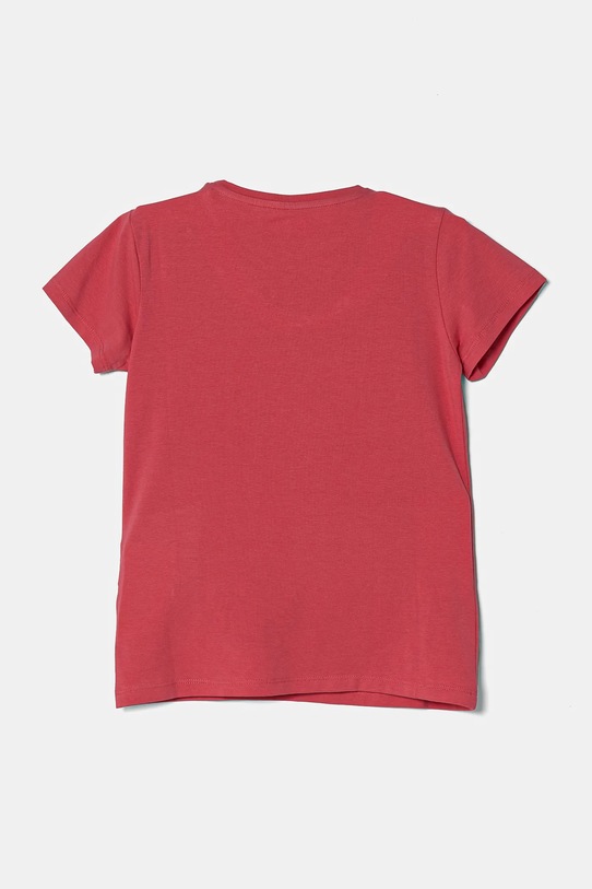Guess t-shirt bawełniany dziecięcy J5RI02.K6YW4.PPYA różowy SS25