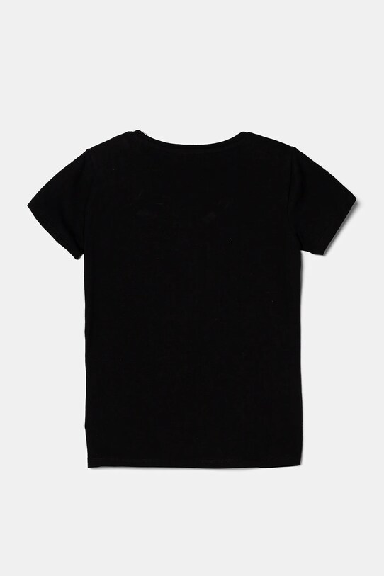 Дитяча бавовняна футболка Guess J5RI02.K6YW4.PPYA чорний SS25
