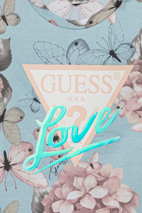 Fete Guess tricou copii J5RI05.K6YW4.PPYA albastru