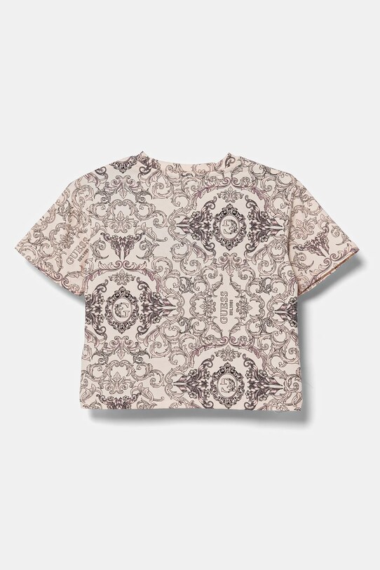 Dětské tričko Guess J5RI05.K6YW4.PPYA béžová SS25