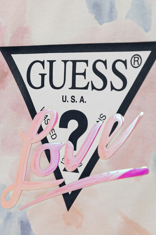 Девочка Детская футболка Guess J5RI05.K6YW4.PPYA голубой