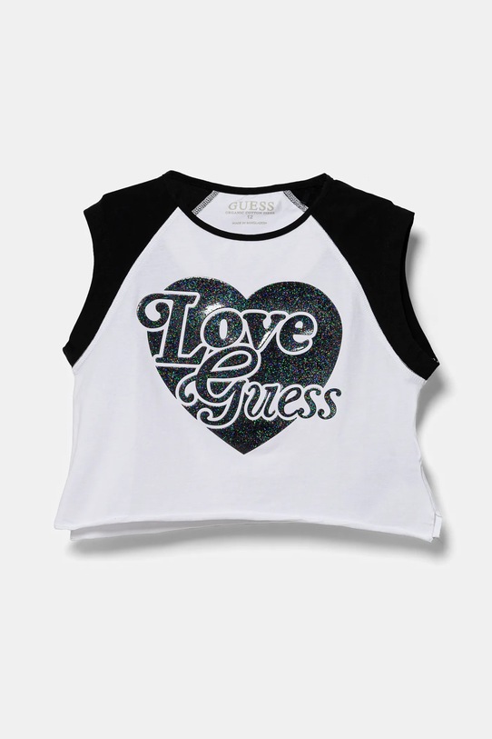 Guess t-shirt dziecięcy wzorzyste czarny J5RI06.K6YW4.PPYA