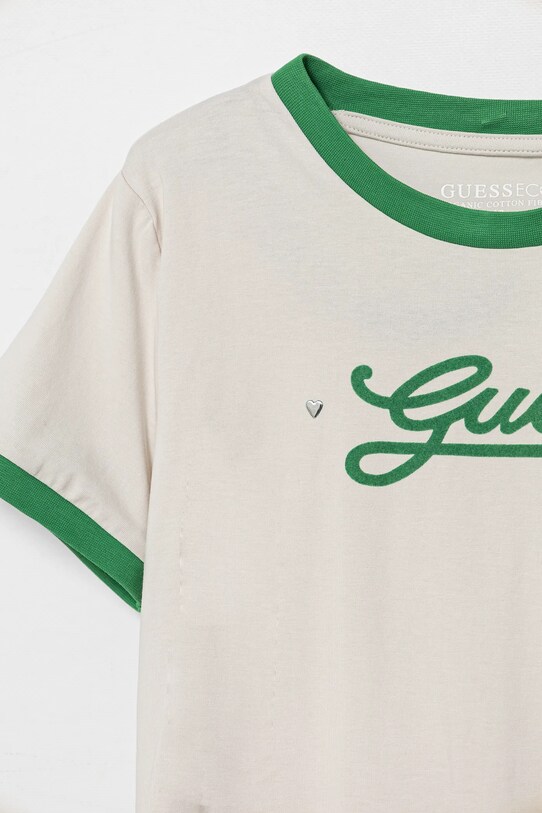 DÍVKA Dětské tričko Guess J5RI11.K6YW4.PPYA béžová