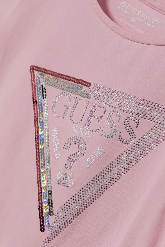 Fete Guess tricou copii J5RI12.K6YW4.PPYA roz