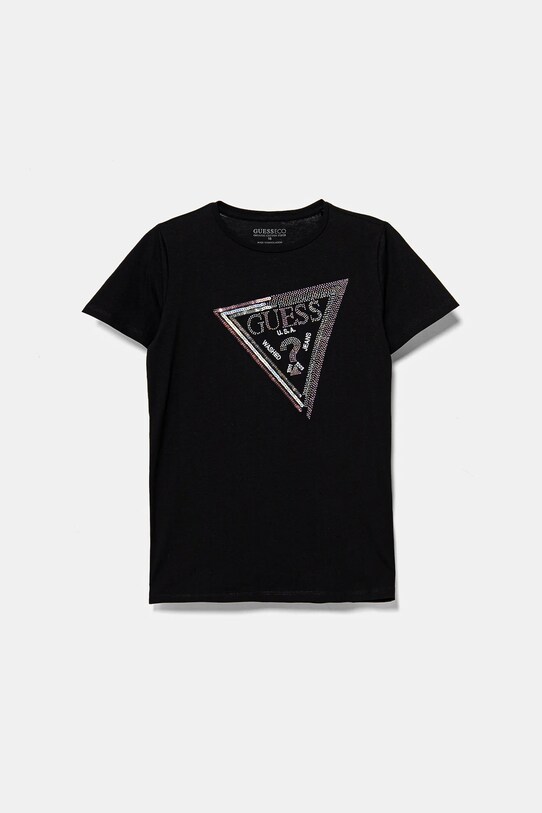 Guess tricou copii print negru J5RI12.K6YW4.PPYA