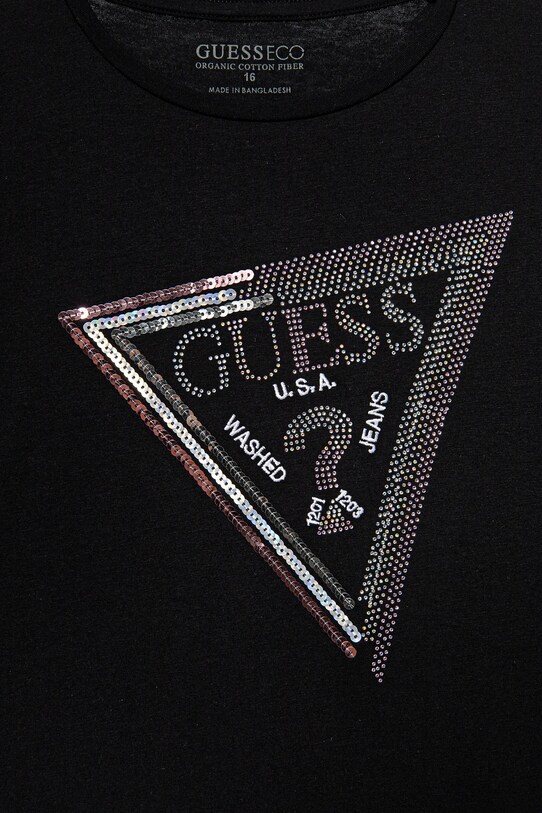 Fete Guess tricou copii J5RI12.K6YW4.PPYA negru
