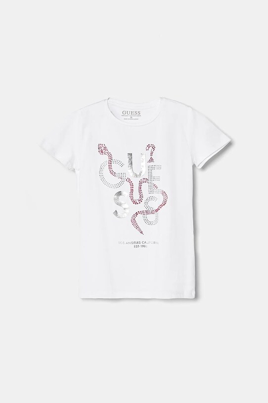 Дитяча футболка Guess з еластаном білий J5RI15.K6YW4.PPYA