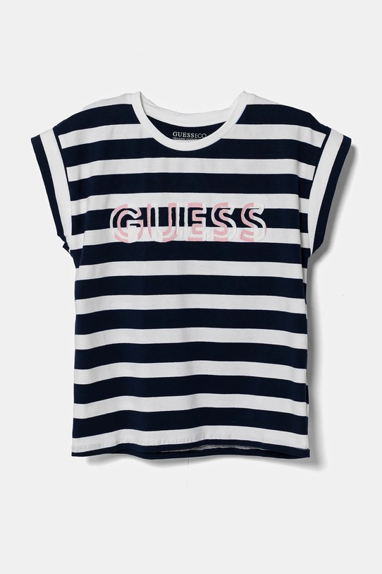 Guess t-shirt dziecięcy J5RI16.K9NF4.PPYA niebieski SS25