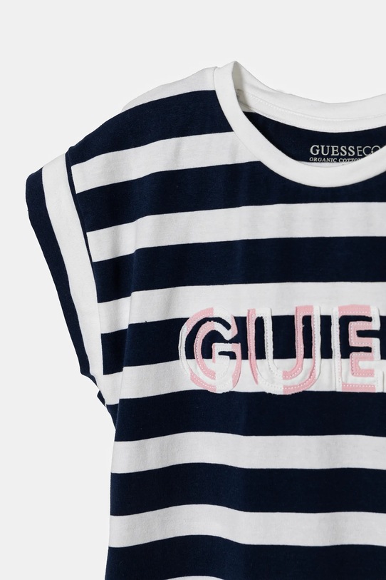 Guess t-shirt dziecięcy niebieski J5RI16.K9NF4.PPYA