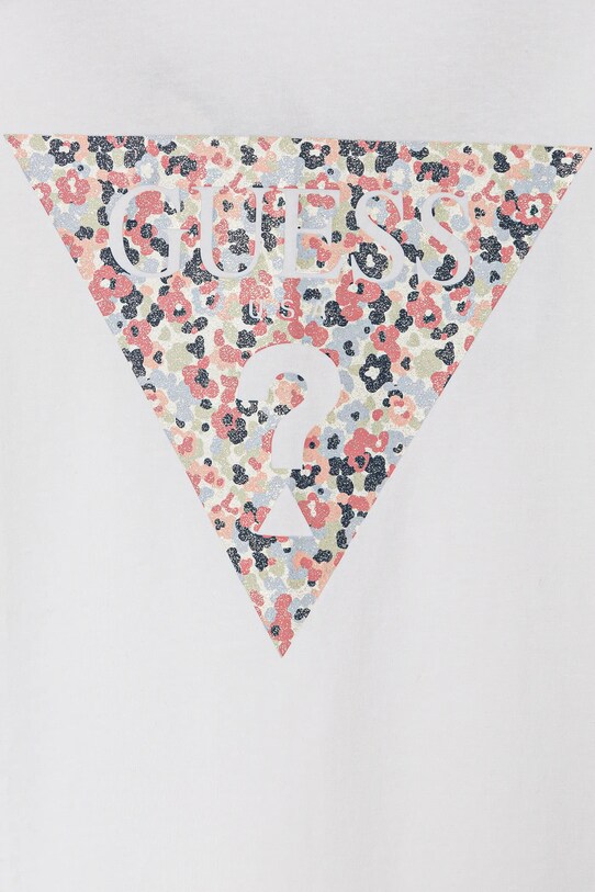 Κοριτσίστικα Παιδικό μπλουζάκι Guess J5RI18.K6YW4.PPYA λευκό