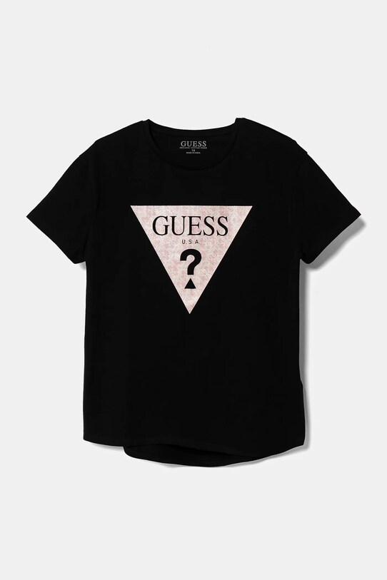Детская футболка Guess с эластаном чёрный J5RI18.K6YW4.PPYA