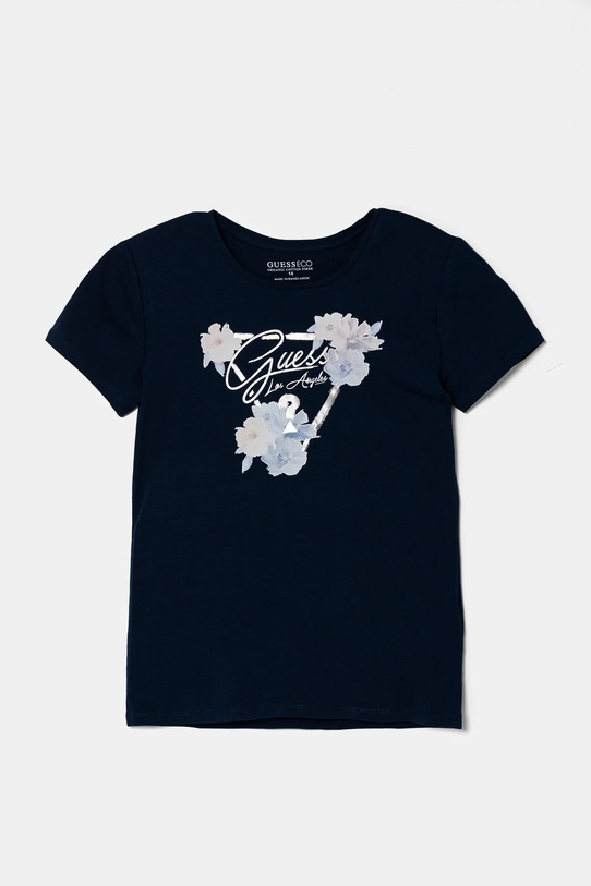 Дитяча футболка Guess з еластаном темно-синій J5RI22.K6YW4.PPYA