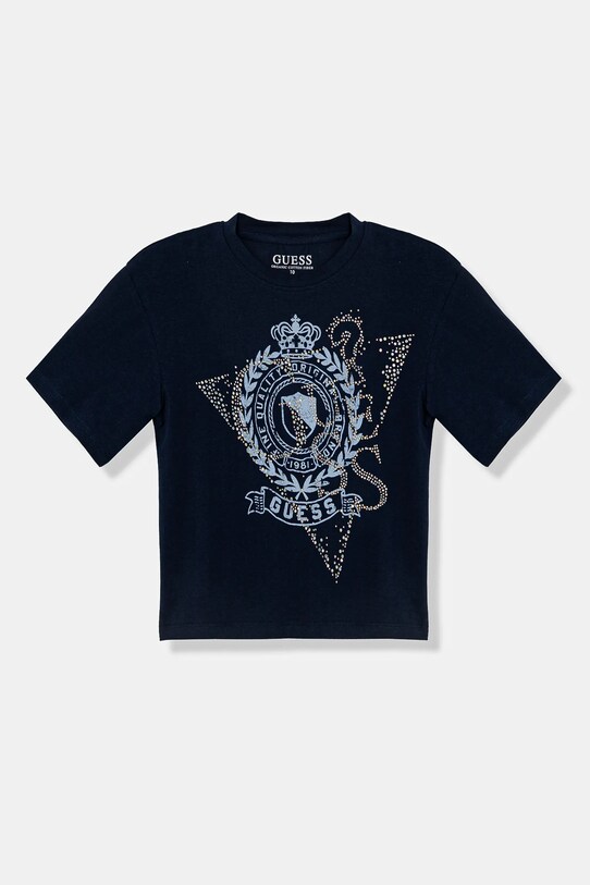 Guess tricou copii imprimeu bleumarin J5RI30.K6YW4.PPYA