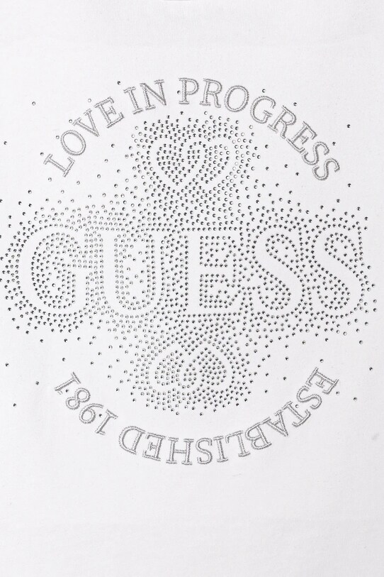 Dziewczynka Guess t-shirt dziecięcy J5RI36.K6YW4.PPYA biały