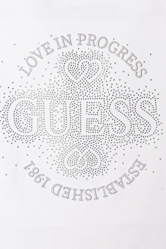 DÍVKA Dětské tričko Guess J5RI36.K6YW4.PPYA bílá