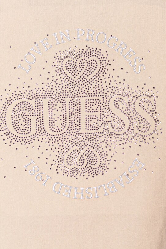 Дівчинка Дитяча футболка Guess J5RI36.K6YW4.PPYA рожевий