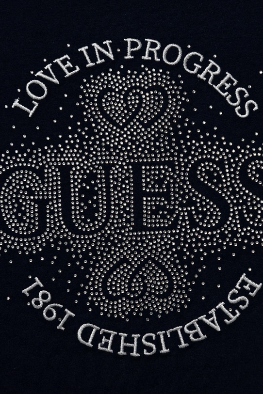 Dziewczynka Guess t-shirt dziecięcy J5RI36.K6YW4.PPYA granatowy