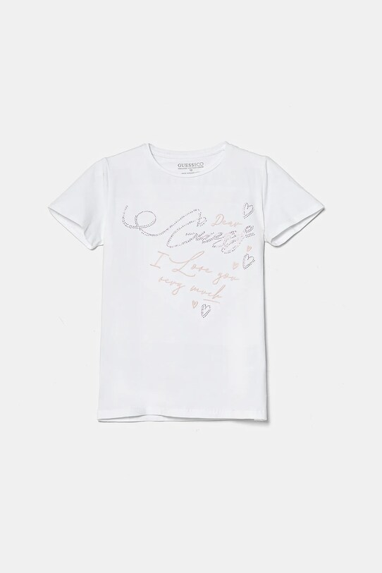 Детская футболка Guess аппликация белый J5RI38.K6YW4.PPYA