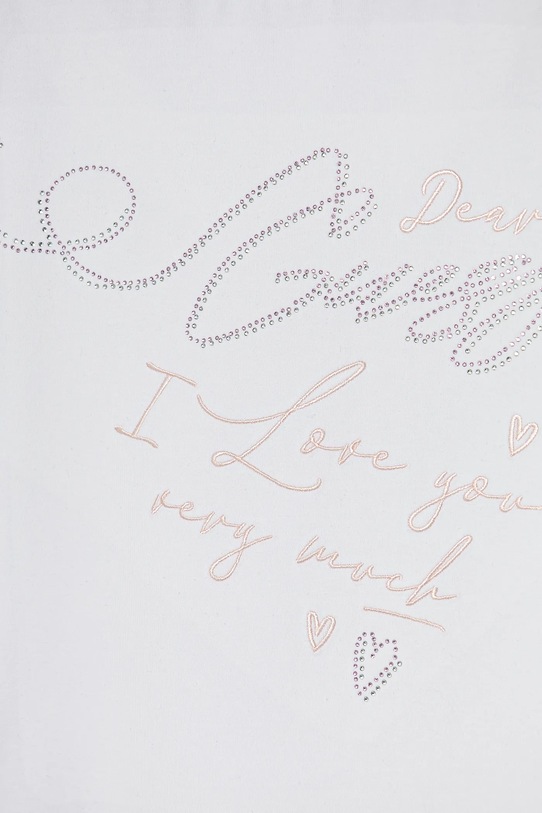 DÍVKA Dětské tričko Guess J5RI38.K6YW4.PPYA bílá