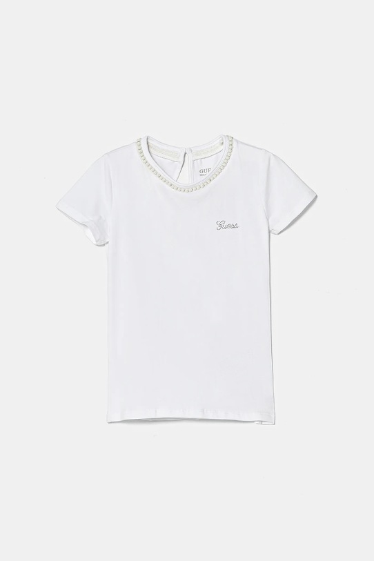 Dětské tričko Guess s elastanem bílá J5RI39.K6YW4.PPYA