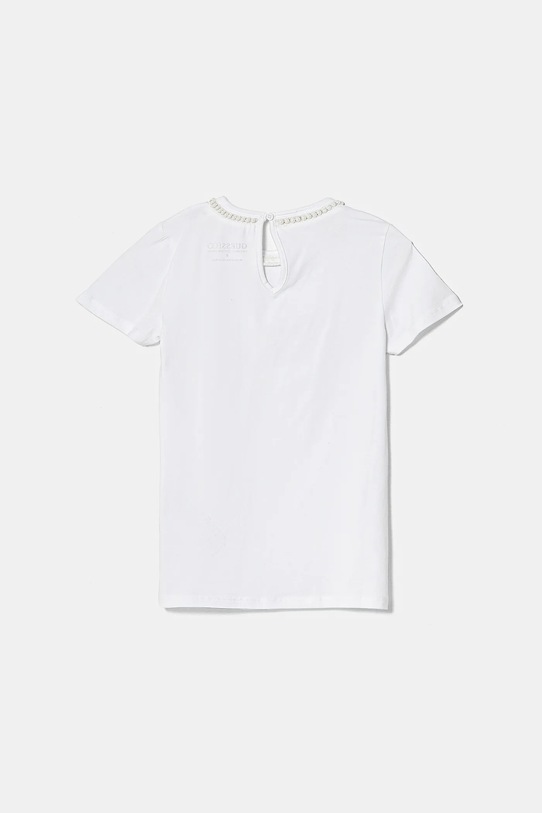 Dětské tričko Guess J5RI39.K6YW4.PPYA bílá SS25