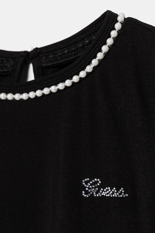 Dziewczynka Guess t-shirt dziecięcy J5RI39.K6YW4.PPYA czarny