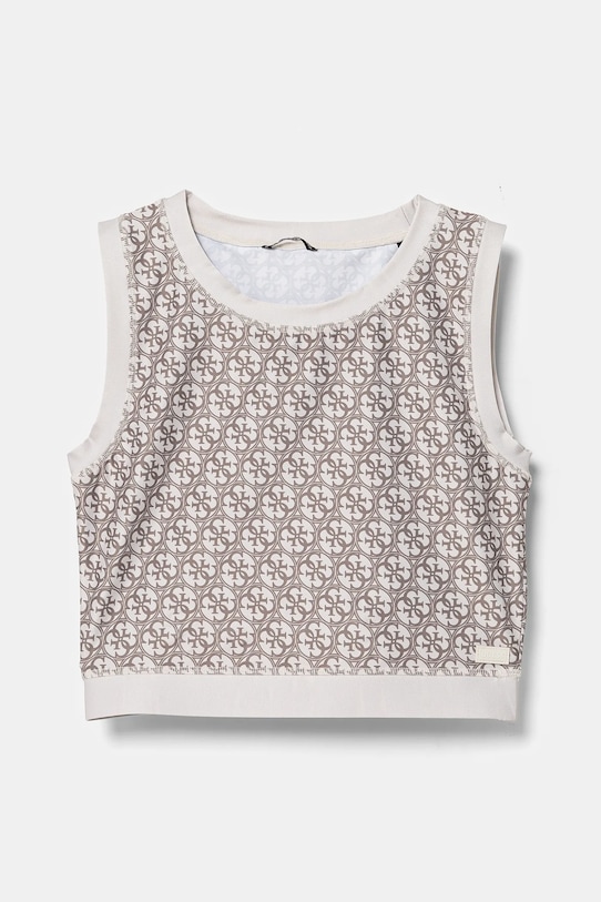 Παιδικό top Guess εμπριμέ μπεζ J5RI43.MC01P.PPYA