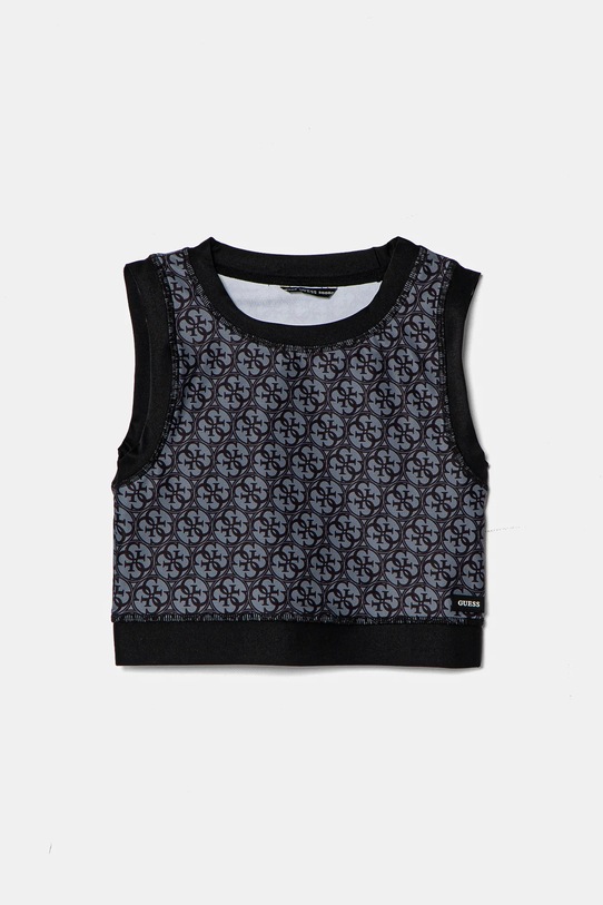 Дитячий топ Guess з еластаном сірий J5RI43.MC01P.PPYA