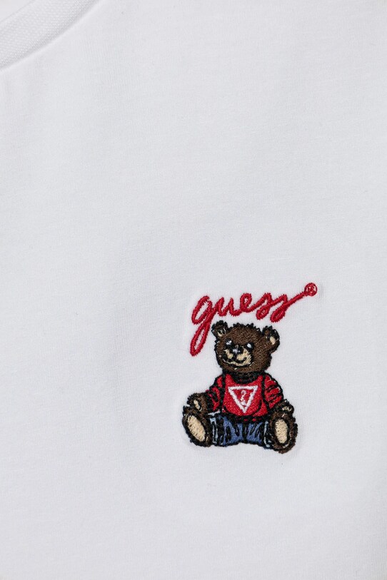 Fete Guess tricou copii J5RI44.J1314.PPYA alb