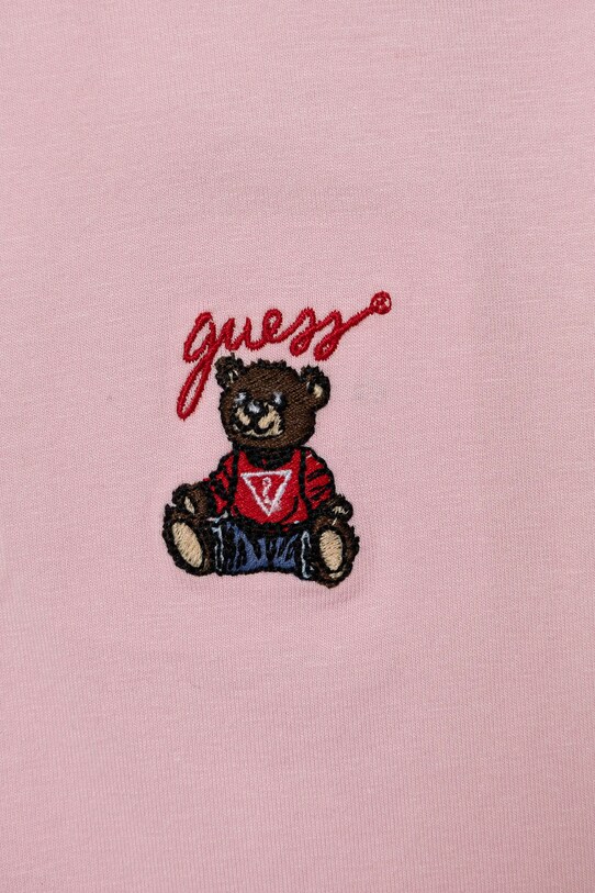 Дівчинка Дитяча футболка Guess J5RI44.J1314.PPYA рожевий