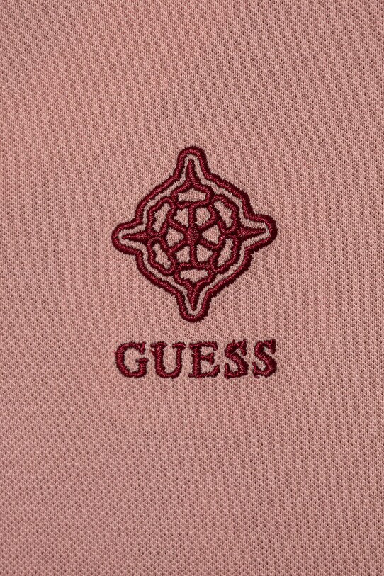 Девочка Детская хлопковая футболка Guess J5RP01.KCOK1.PPYA розовый