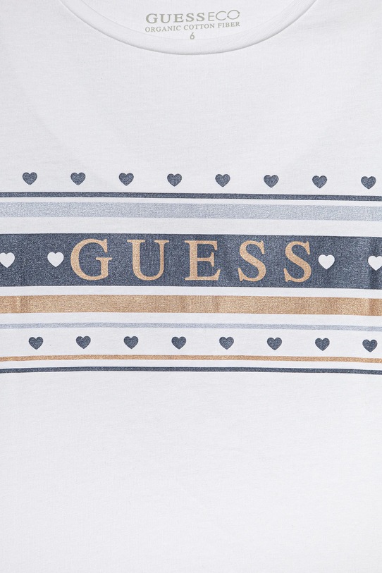 DÍVKA Dětské tričko Guess K5RI03.K6YW4.PPYA bílá