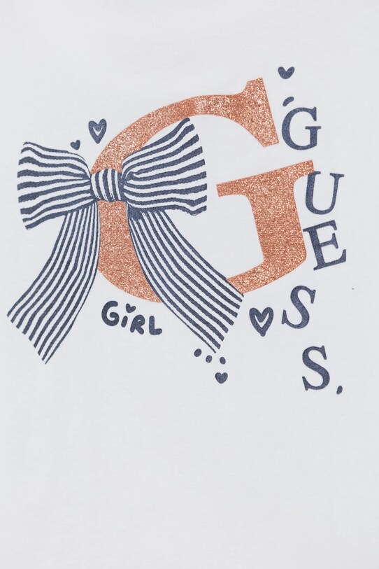 Дівчинка Дитяча футболка Guess K5RI05.K6YW4.PPYA білий
