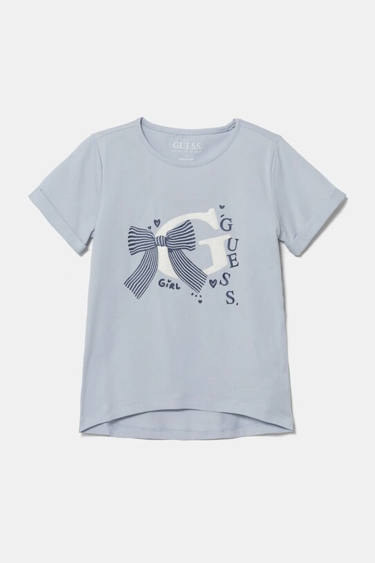 Дитяча футболка Guess з еластаном блакитний K5RI05.K6YW4.PPYA