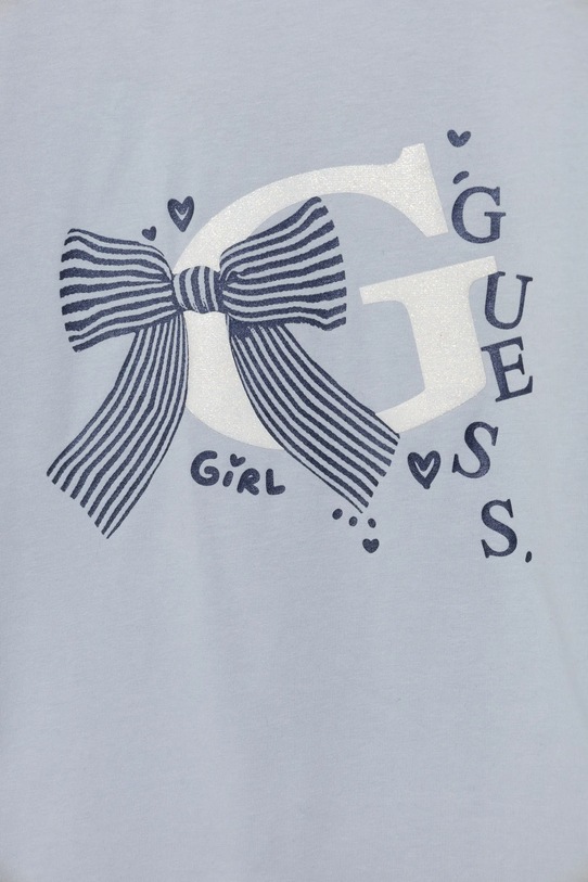 Дівчинка Дитяча футболка Guess K5RI05.K6YW4.PPYA блакитний