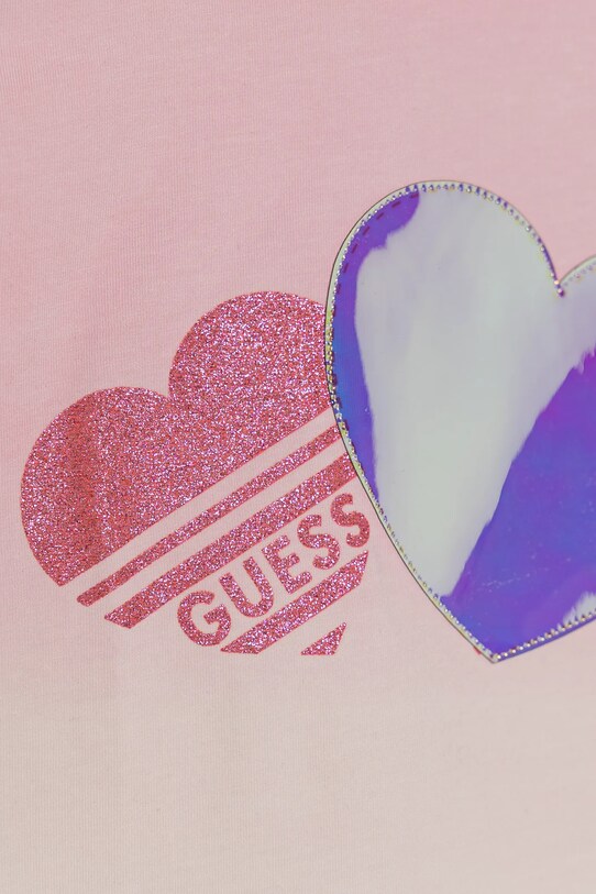Девочка Детская футболка Guess K5RI11.K6YW4.PPYA розовый