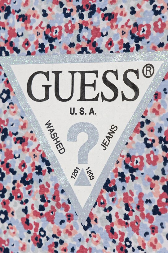 Девочка Детская футболка Guess K5RI15.K6YW4.PPYA голубой