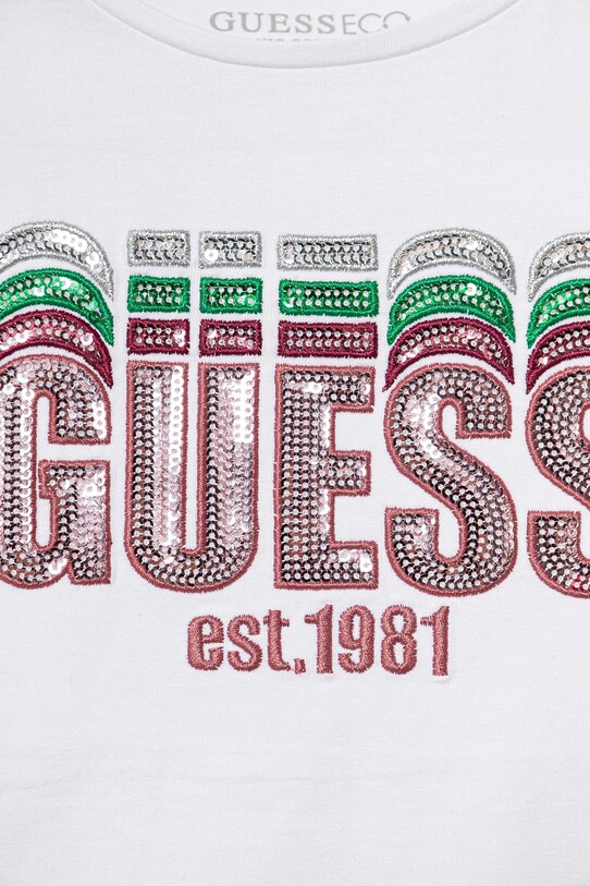 Dievča Detské tričko Guess K5RI17.K6YW4.PPYA biela