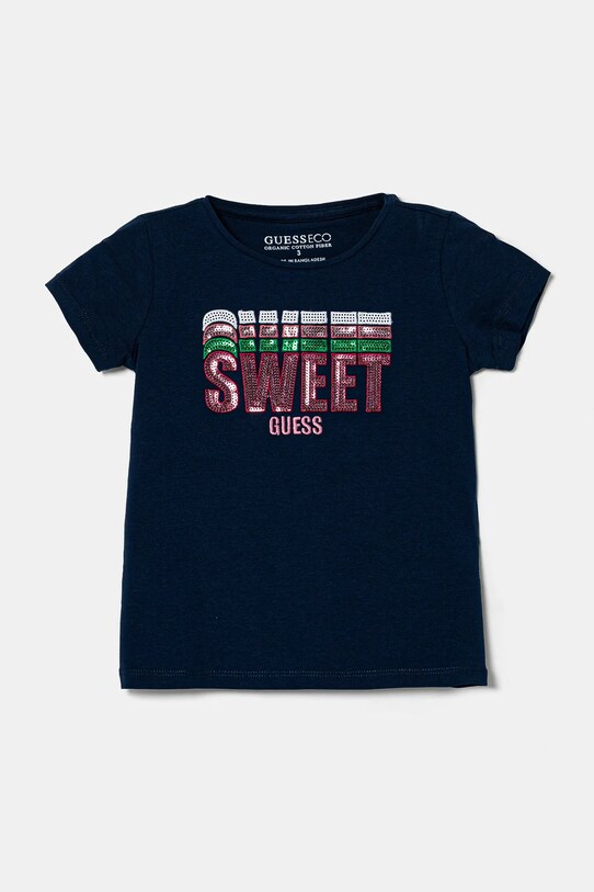 Guess tricou copii imprimeu bleumarin K5RI17.K6YW4.PPYA