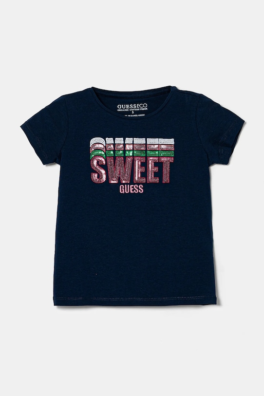 Детская футболка Guess аппликация тёмно-синий K5RI17.K6YW4.PPYA