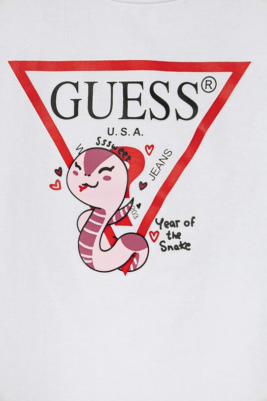 Девочка Детская футболка Guess K5RI21.K6YW4.PPYA белый