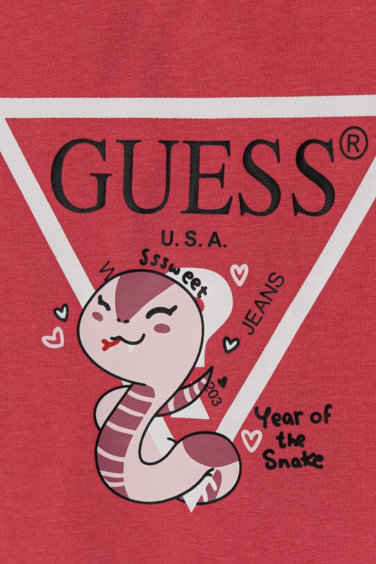 Девочка Детская футболка Guess K5RI21.K6YW4.PPYA розовый