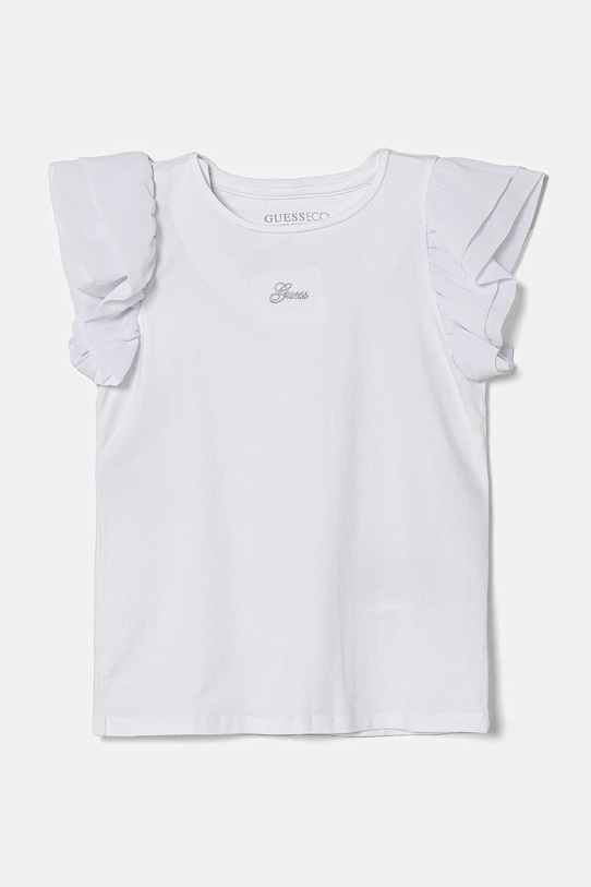 Detské tričko Guess s elastanom biela K5RI22.K6YW4.PPYA